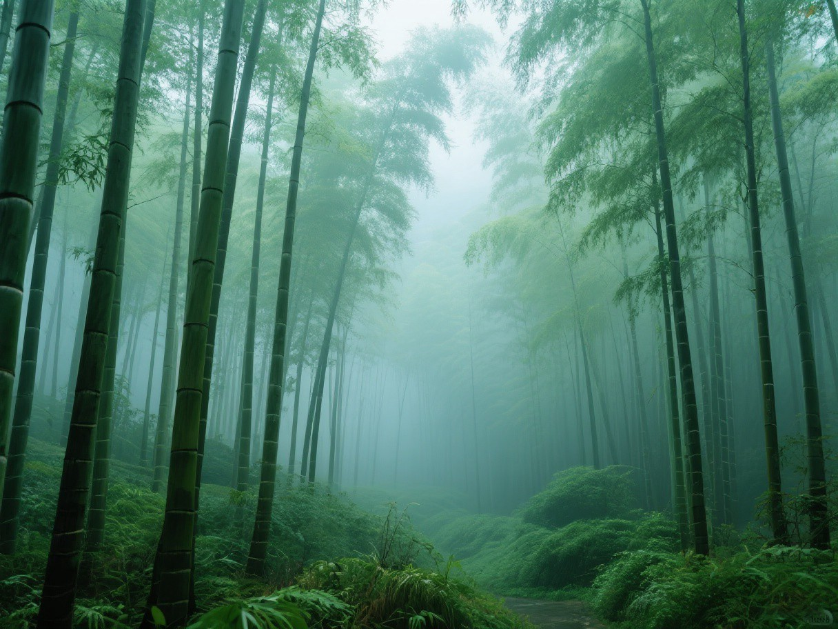 Bamboo forest in Anji, Zhejiang